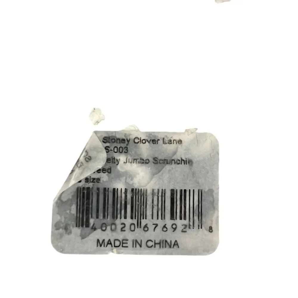 Stoney Clover Lane Jumbo Scrunchie  Hair Accessory NWT - Picture 3 of 3